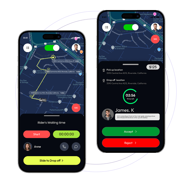 Driver App for Bolt Clone App