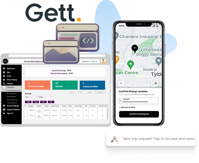 Custom Ready-to-Go Gett Taxi Clone Script/App for Sale!